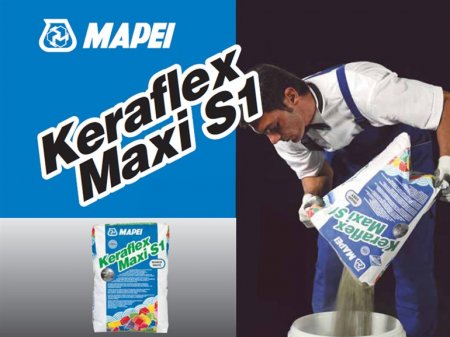 Клей для плитки и камня на цементной основе Mapei Keraflex Maxi